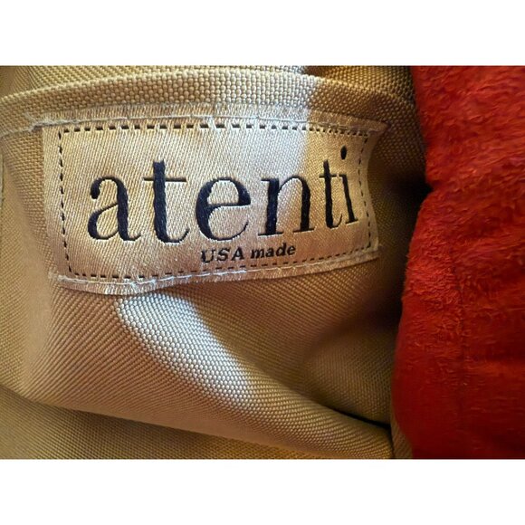 Atenti Hinged Closure Tapestry Betty Handbag With Floral Pattern & Red Accents - Picture 9 of 9